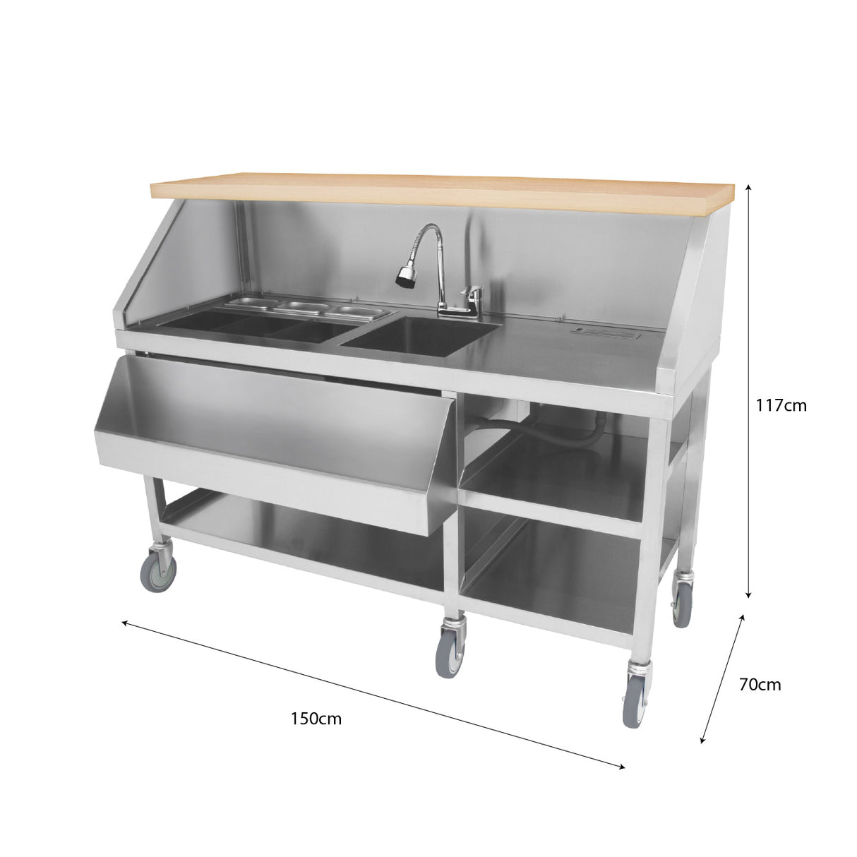 Postazione Mobile da Cocktail