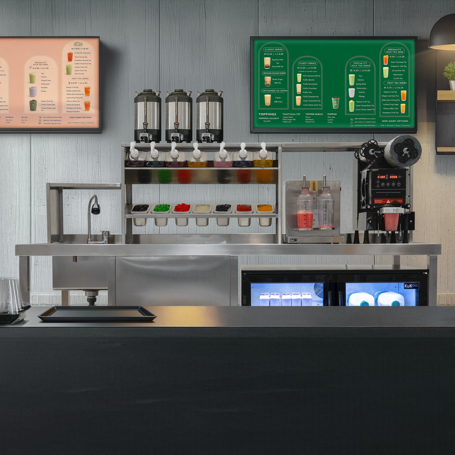 Postazione Bubble Tea Pacchetto Completo