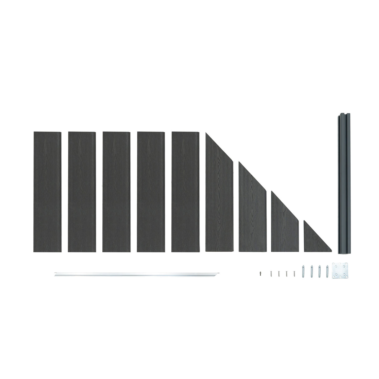 Pannello Recinzione Angolare - Grigio