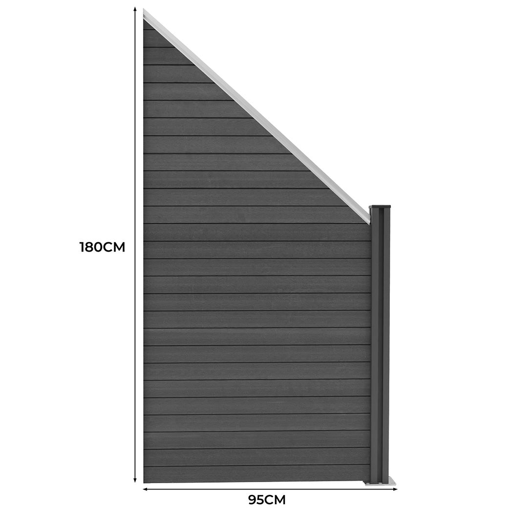 Pannello Recinzione Angolare - Grigio