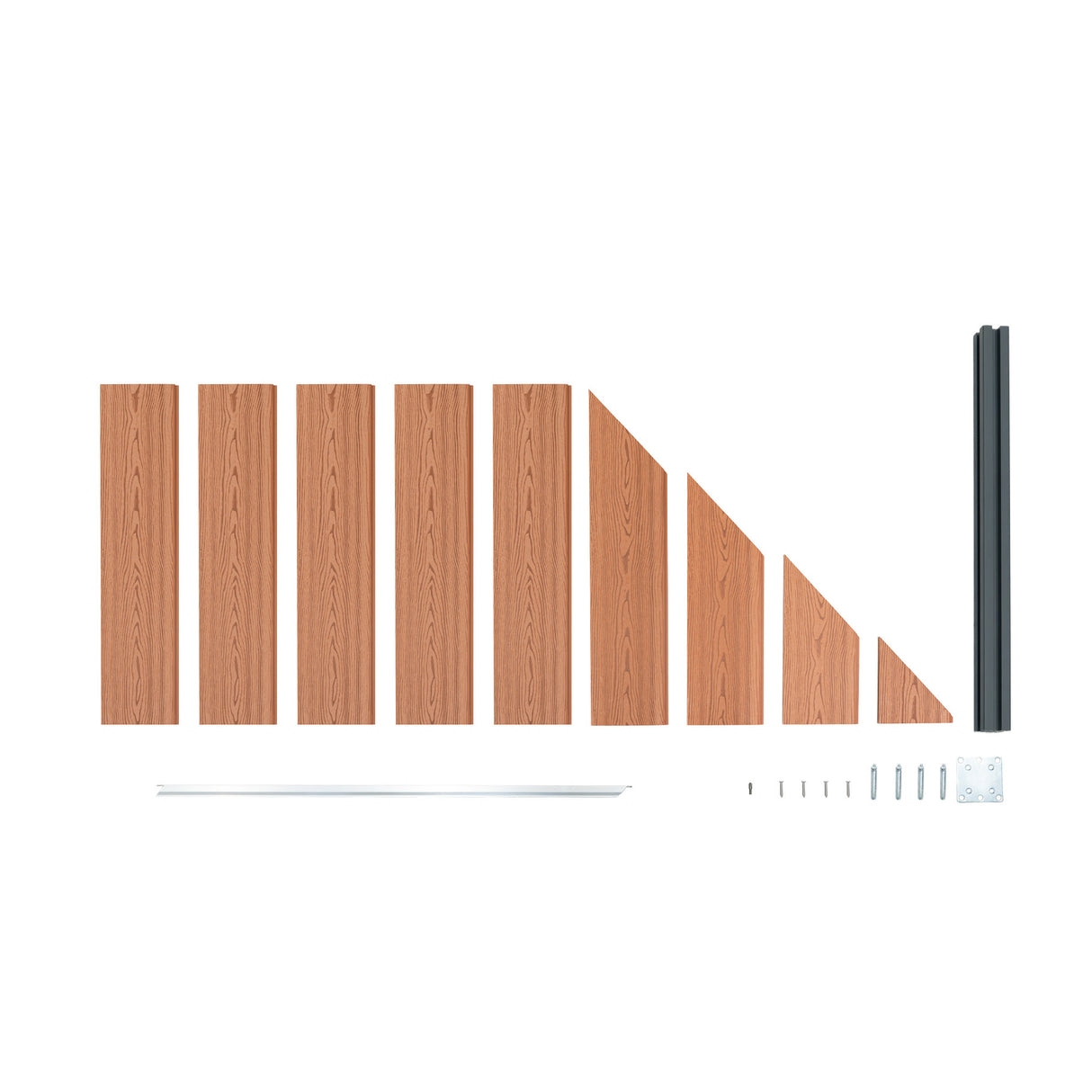 Pannello Recinzione Angolare - Marrone