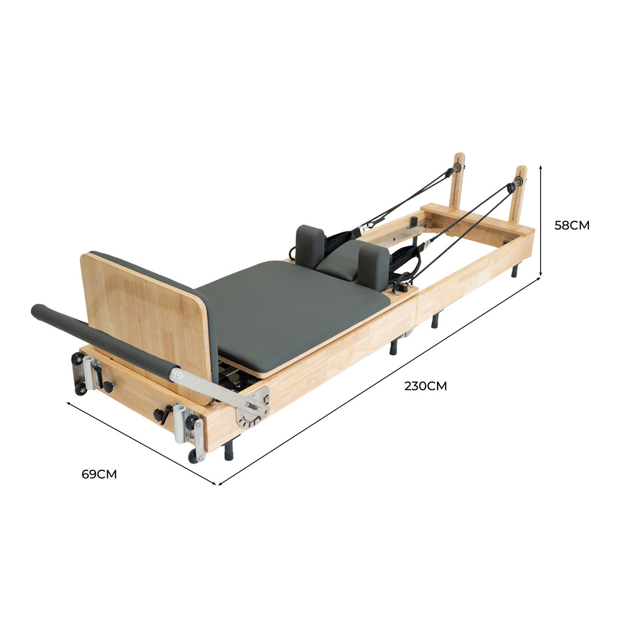 Macchina Pilates Reformer - Rovere