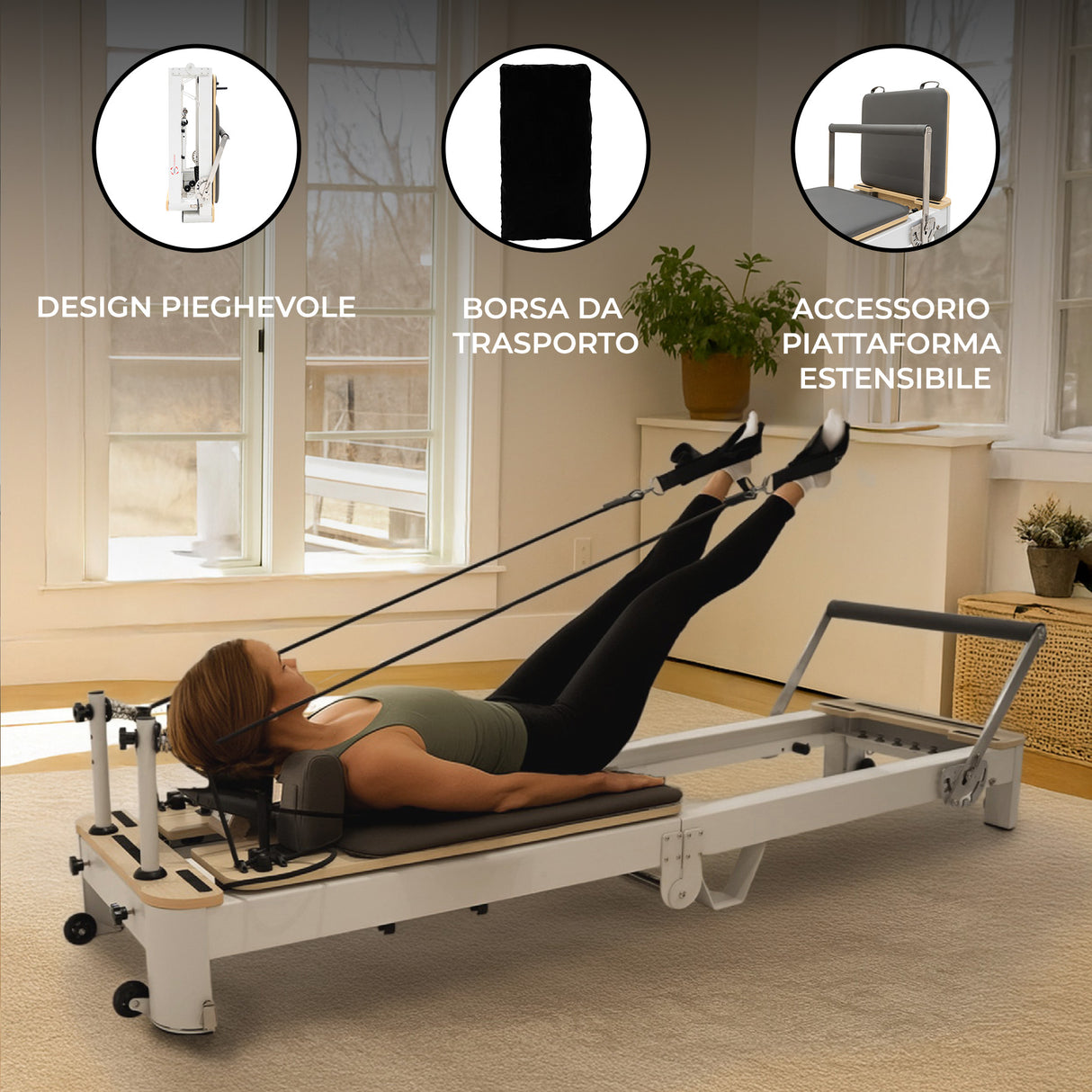 Macchina Pilates Reformer - Alluminio