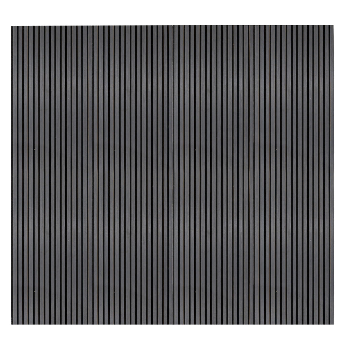 Tre Pannelli Fonoassorbenti con Doghe - Grigio Antracite