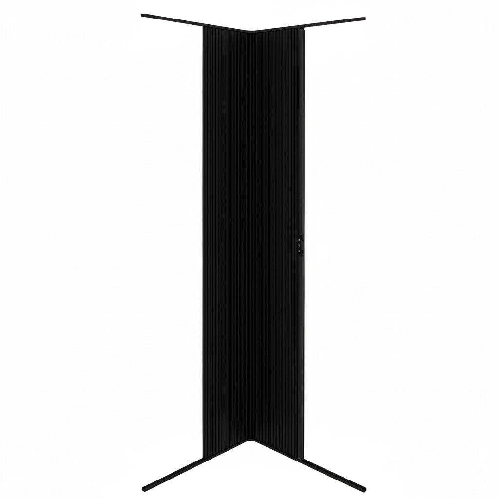 Porta a Soffietto per Doccia  – Nero