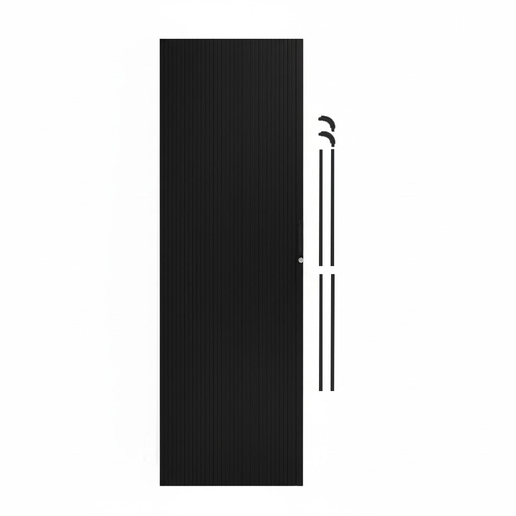 Porta a Soffietto per Doccia  – Nero