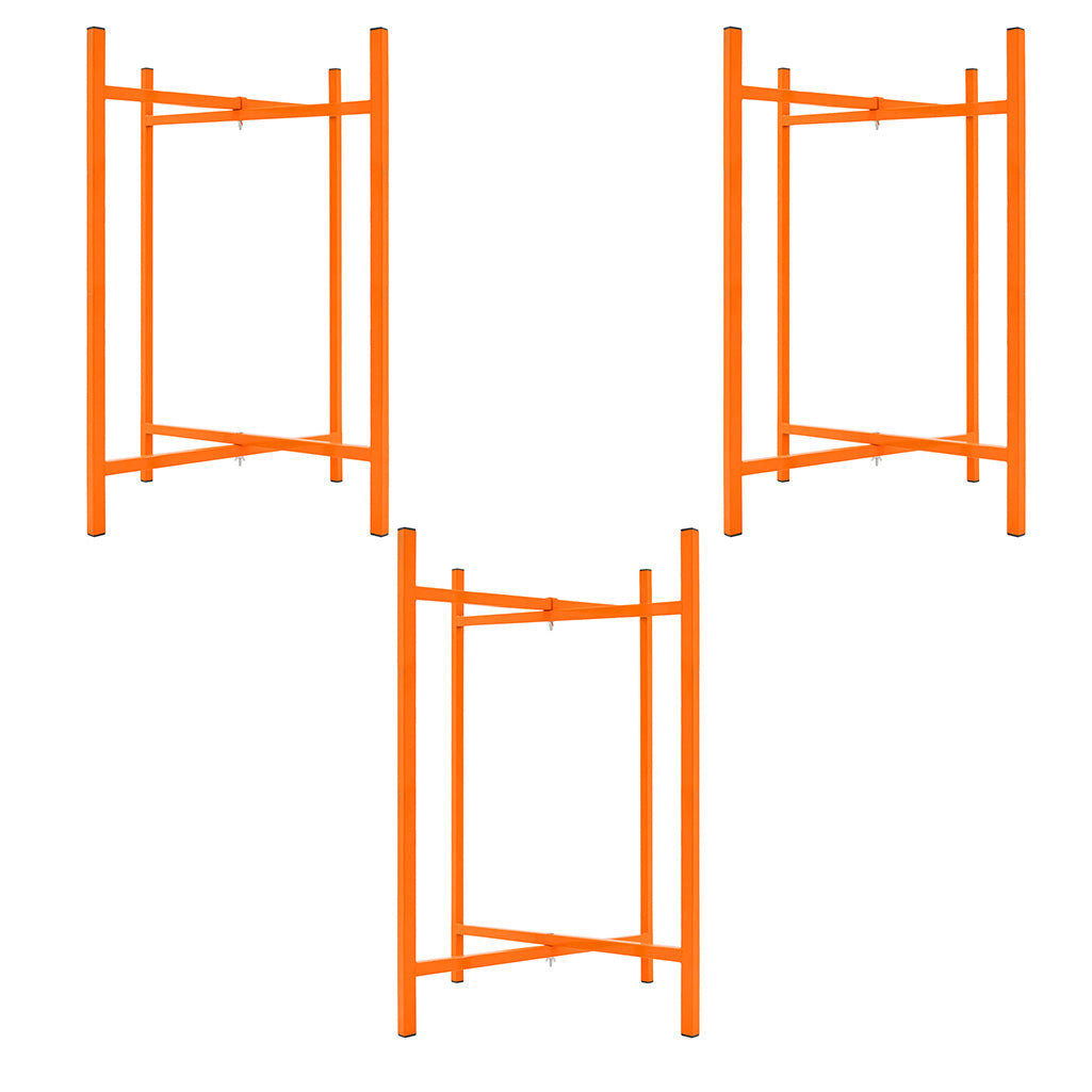 Cavalletti Porta Malta x3 – Altezza 750 mm in Acciaio Pieghevole