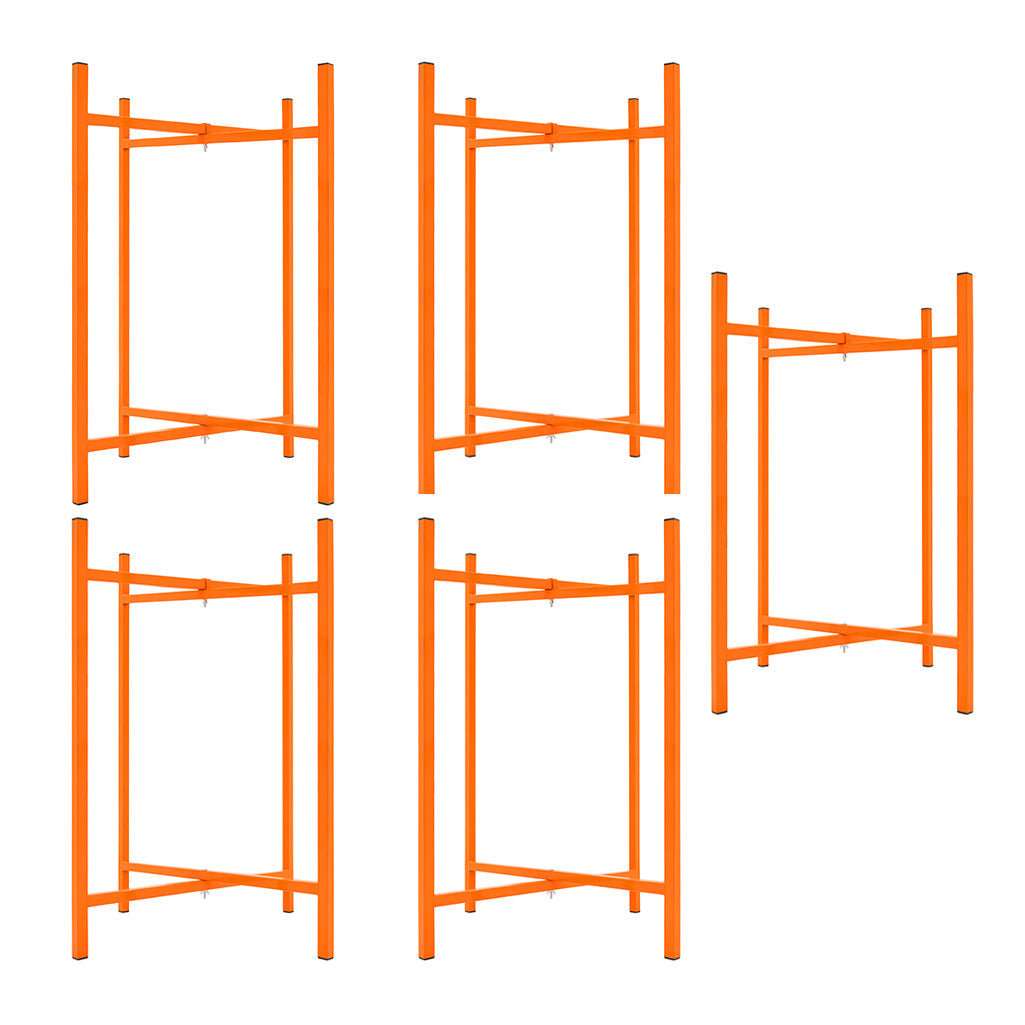 Cavalletti Porta Malta x5 – Altezza 750 mm in Acciaio Pieghevole