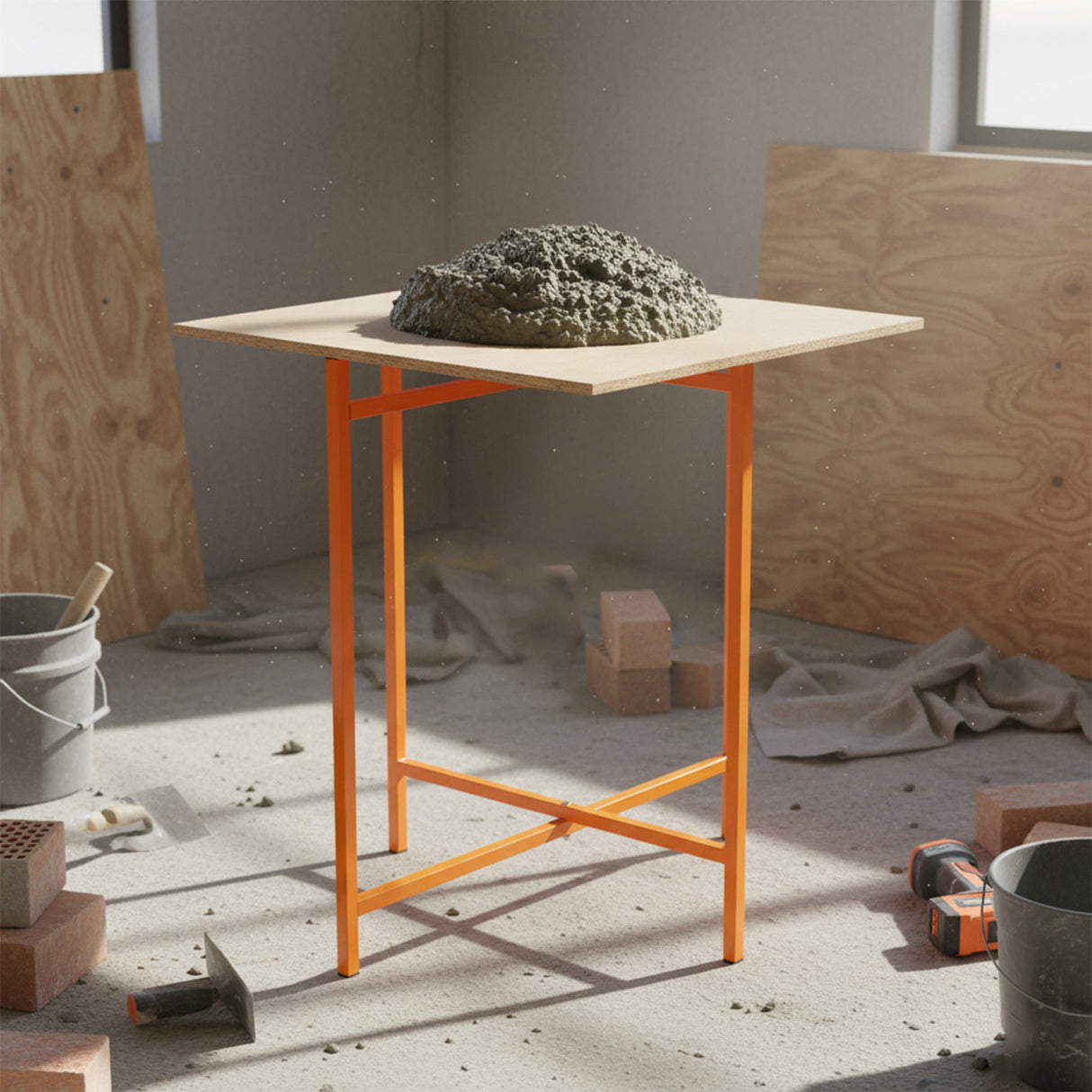 Cavalletti Porta Malta x10 – Altezza 750 mm in Acciaio Pieghevole