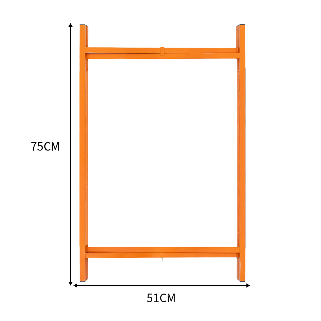 Cavalletti Porta Malta x10 – Altezza 750 mm in Acciaio Pieghevole