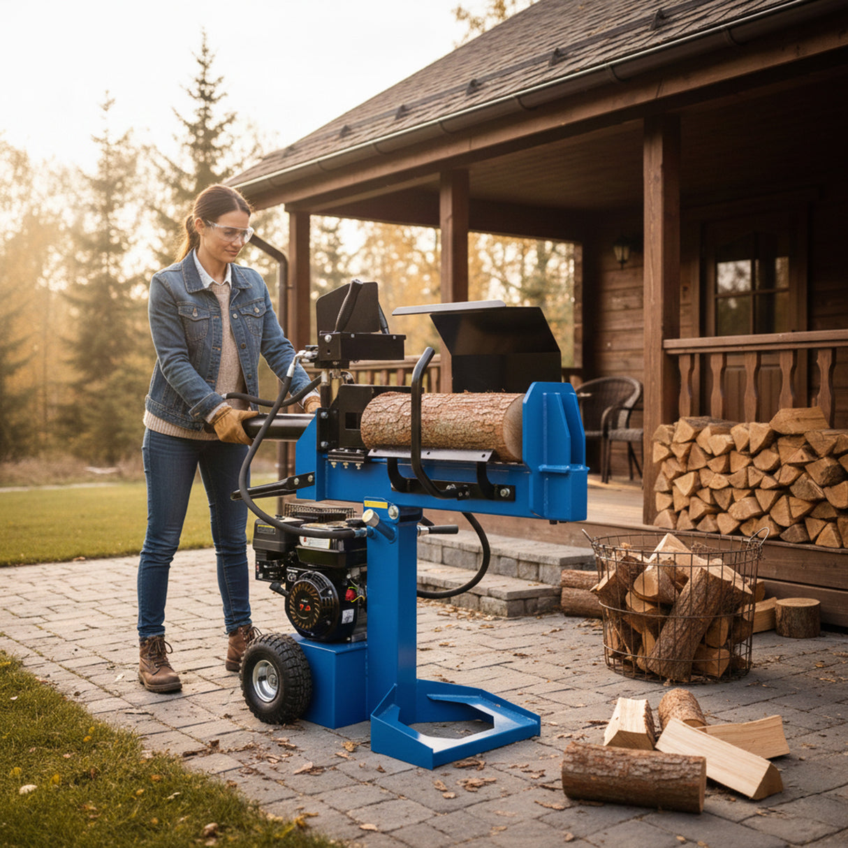 Spaccalegna 15T a Benzina 7HP