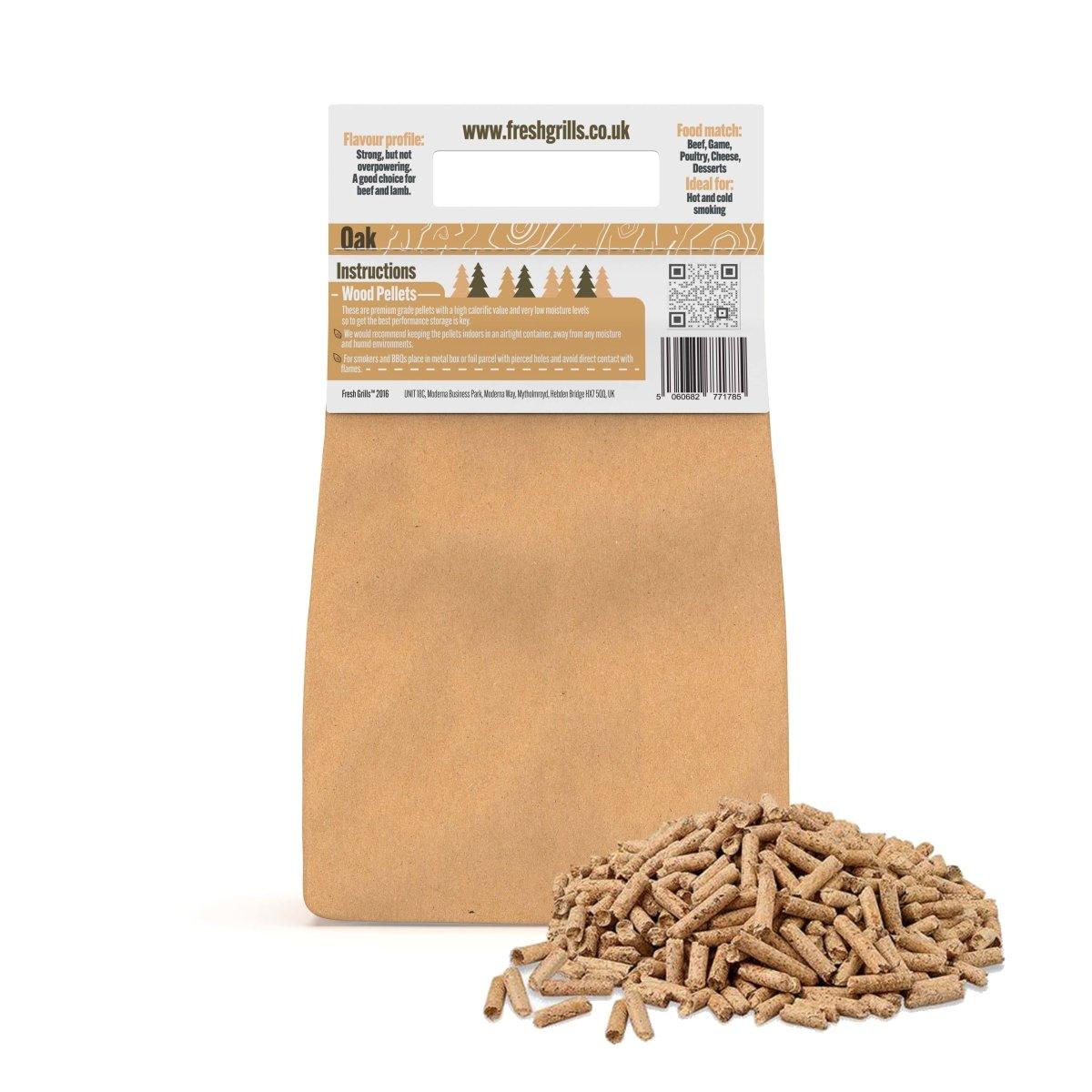 Pezzi di legno per affumicatura BBQ, pellet e trucioli x 500 confezioni