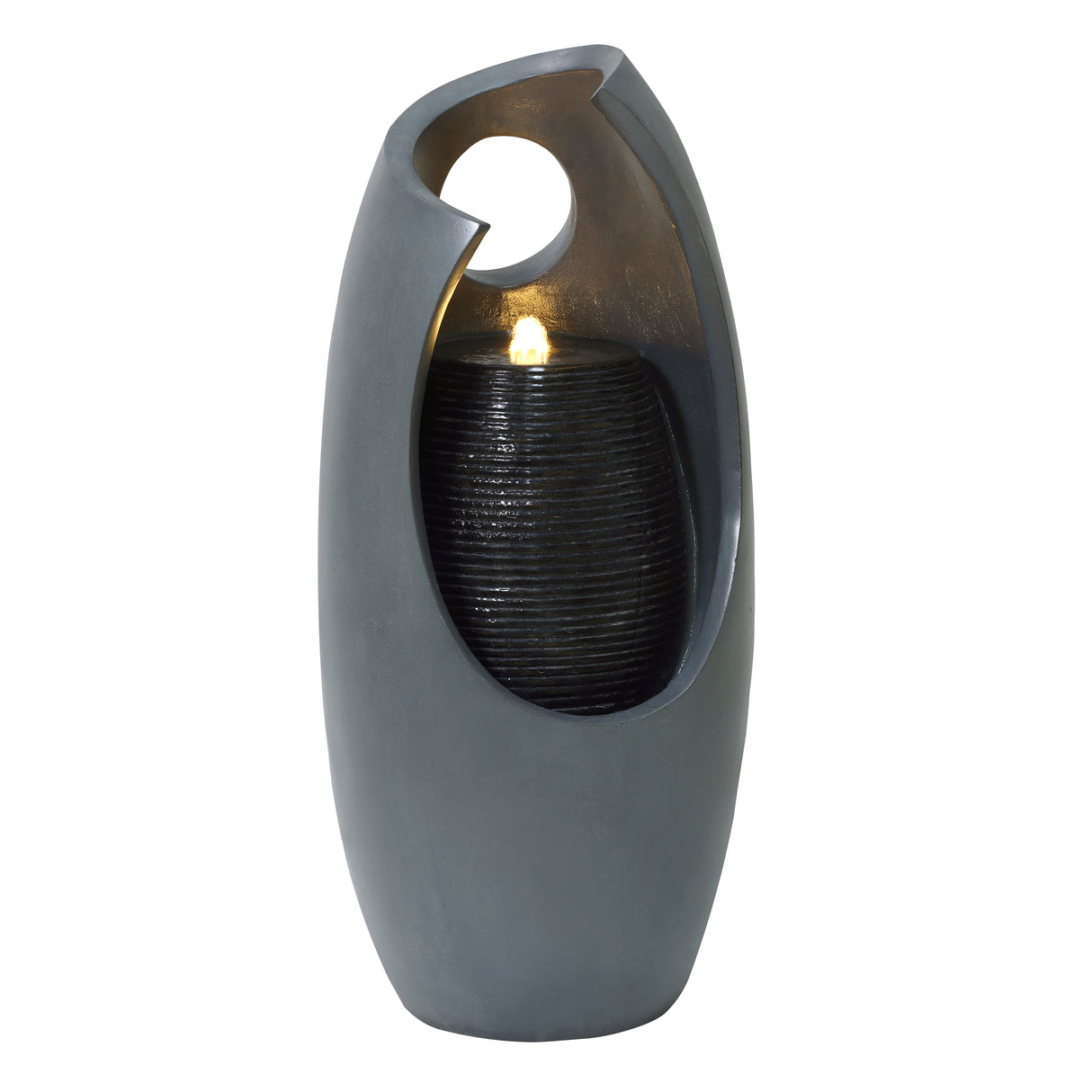 Fontana da Giardino Elettrica Cascata LED Pompa Radiant Falls