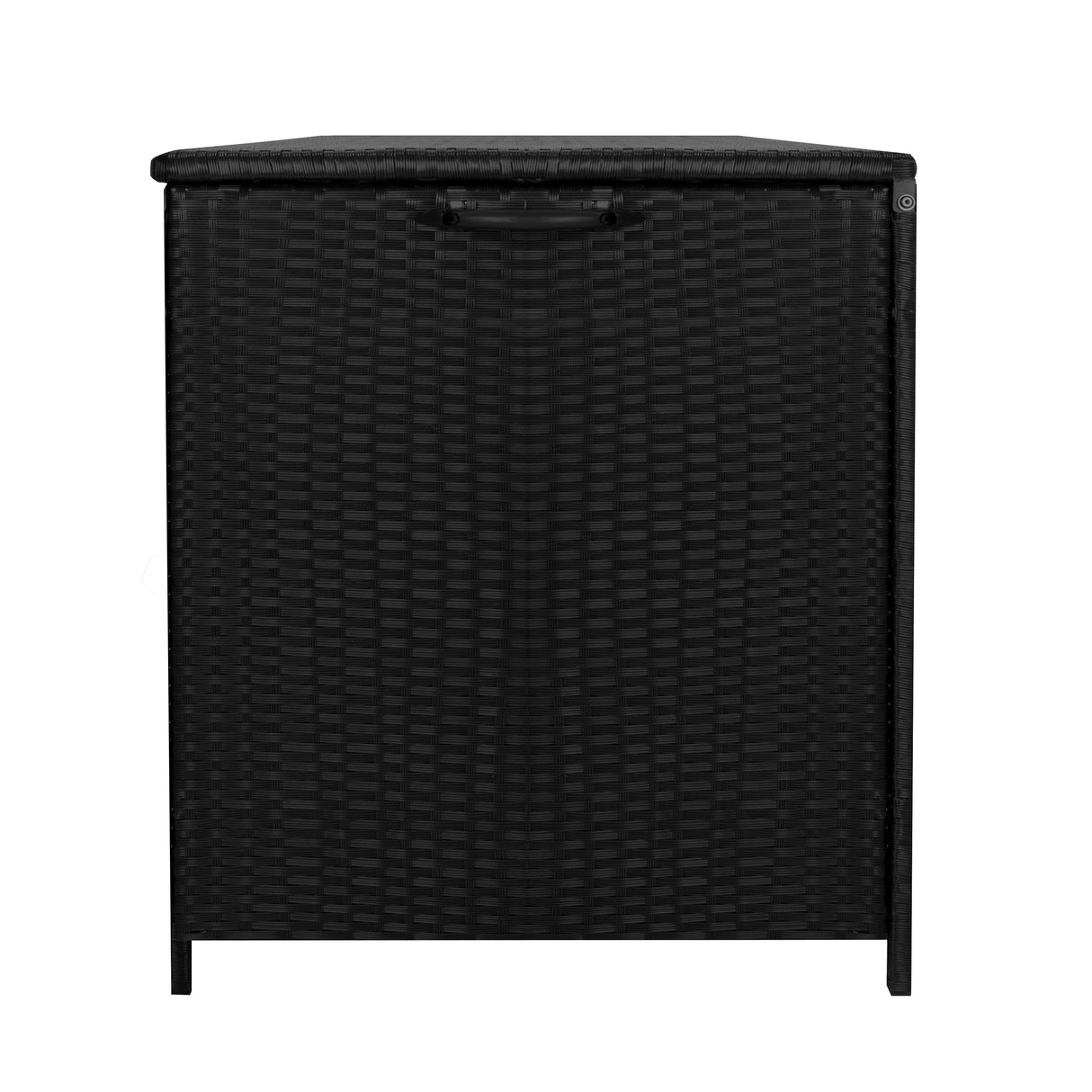 Box Contenitore in Rattan 700L per Cuscini - Nero