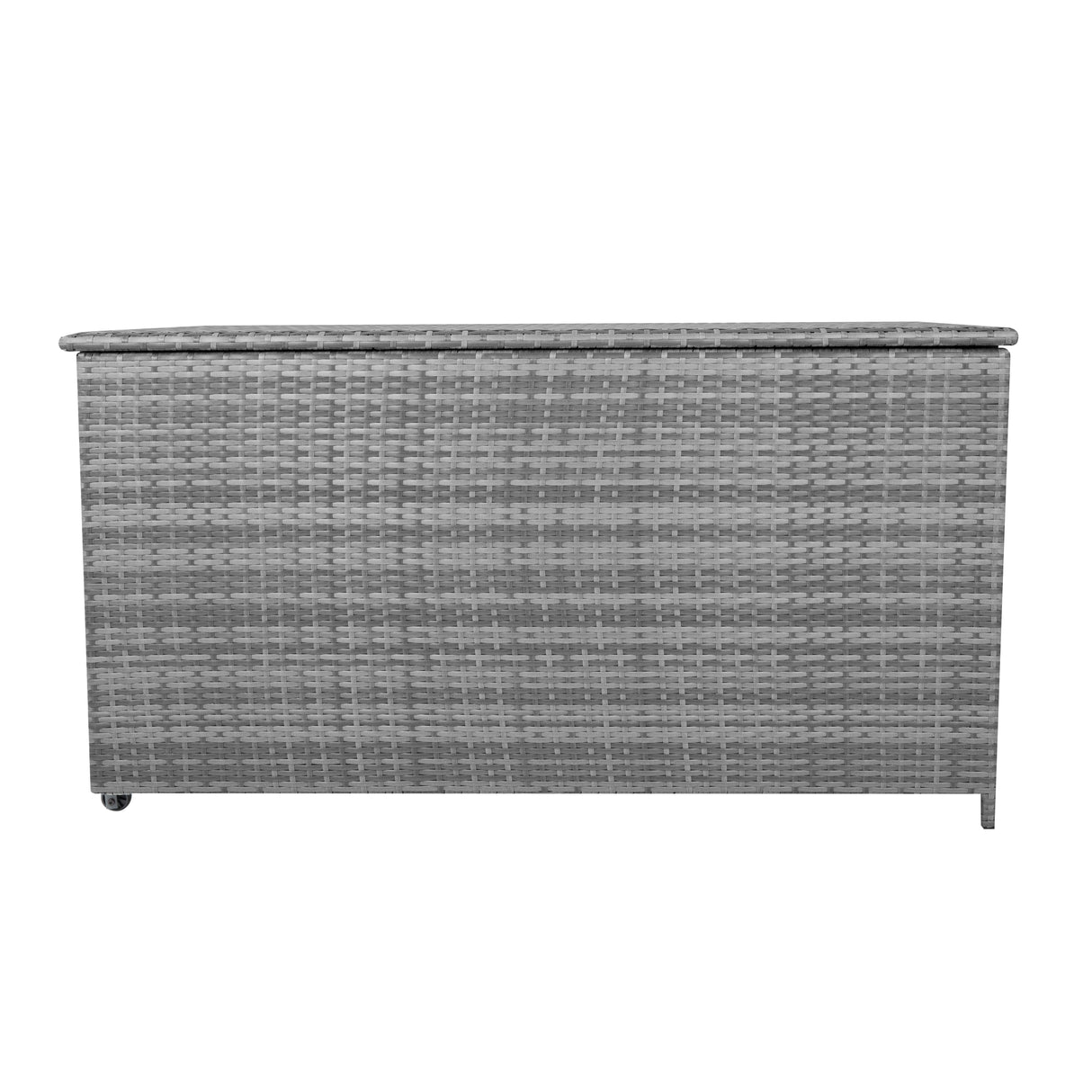 Box Contenitore in Rattan 700L per Cuscini - Grigio