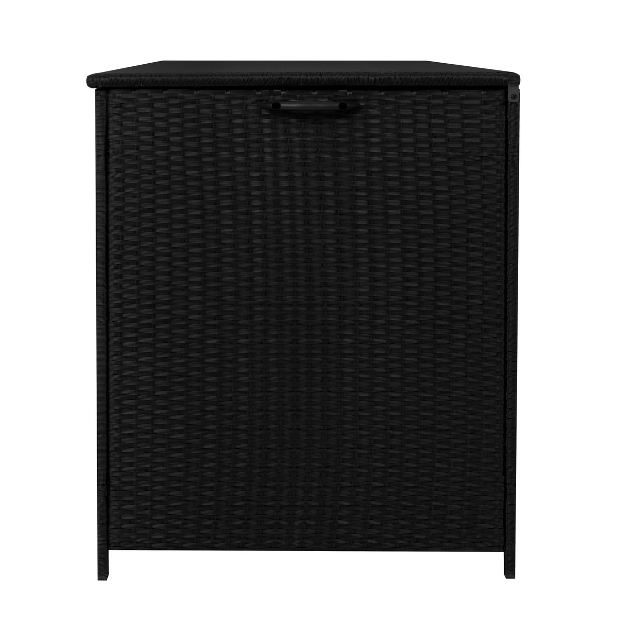 Box Contenitore in Rattan 996L per Cuscini - Nero