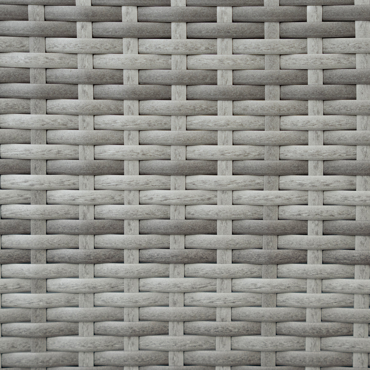 Set Angolare in Rattan 9 Posti con Tavolo in Polywood – Grigio con Cuscini Grigi