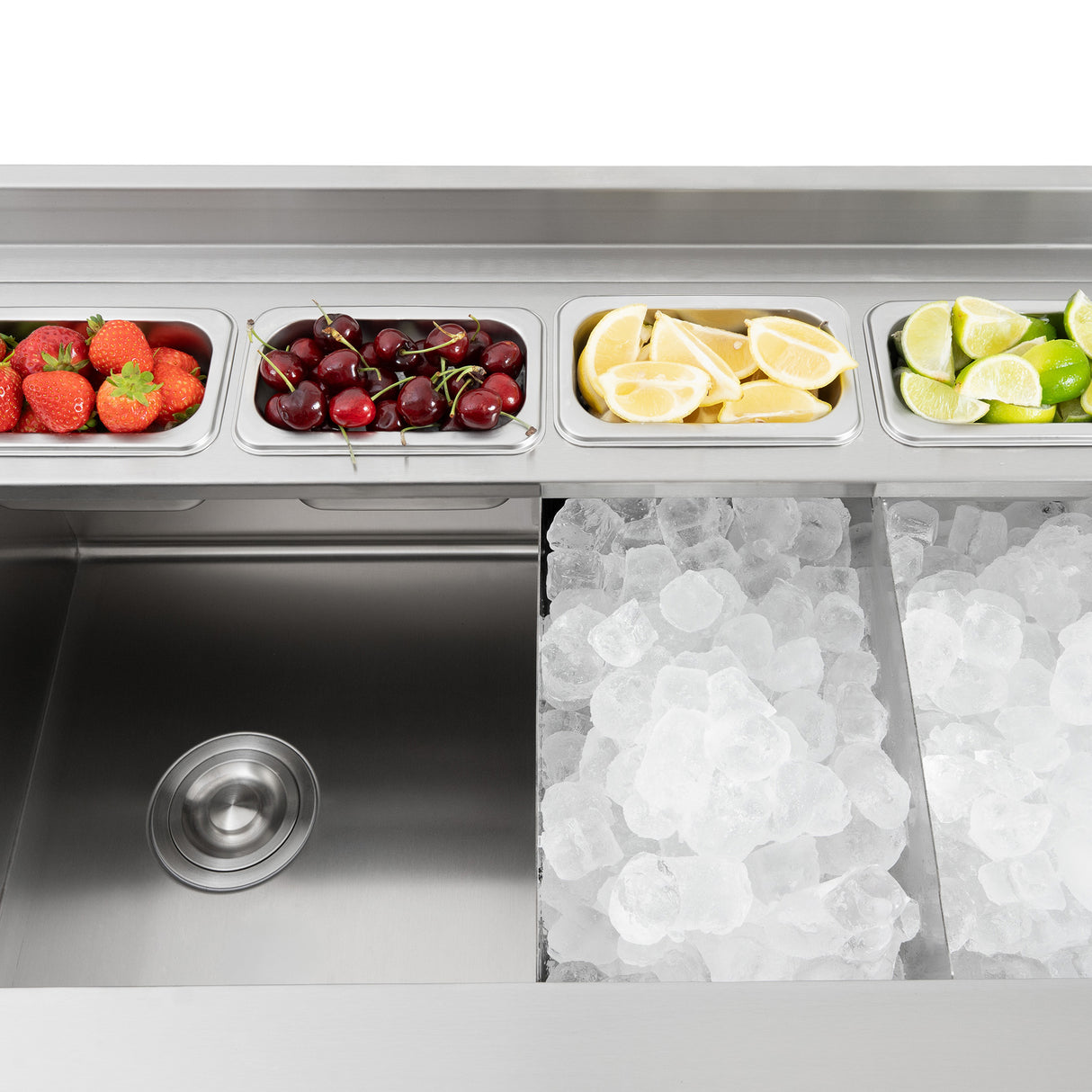 Postazione Bar Cocktail Premium in Acciaio Inox