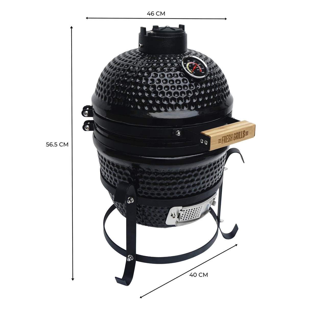 Kamado BBQ Grill – 13” (33 cm)