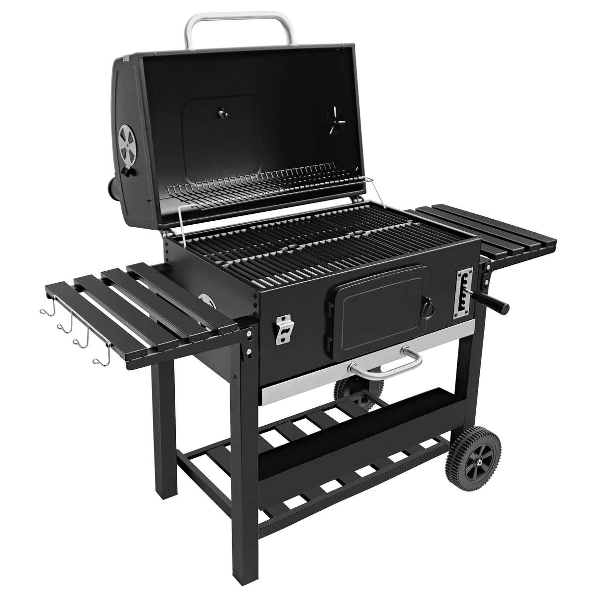 Barbecue BBQ XXL a Carbone con Affumicatore - view 7