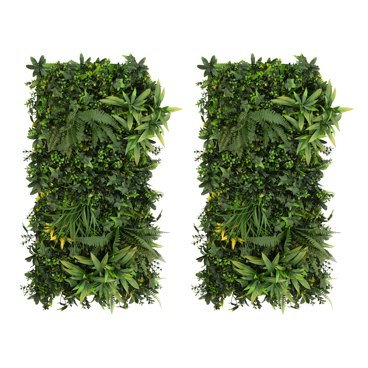 Pannello Parete Vegetale Artificiale Ayla x2 - 50 x 100 cm