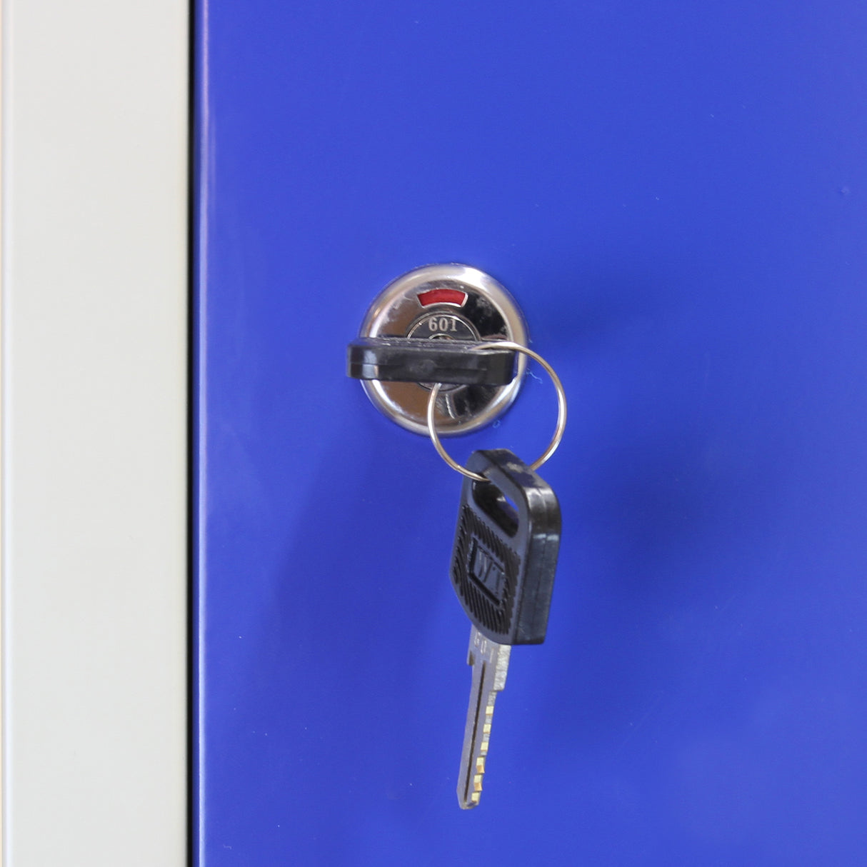 3 Armadietti da Montare con 3 Porte Blu Acciaio per Scuole Palestre e Spogliatoi