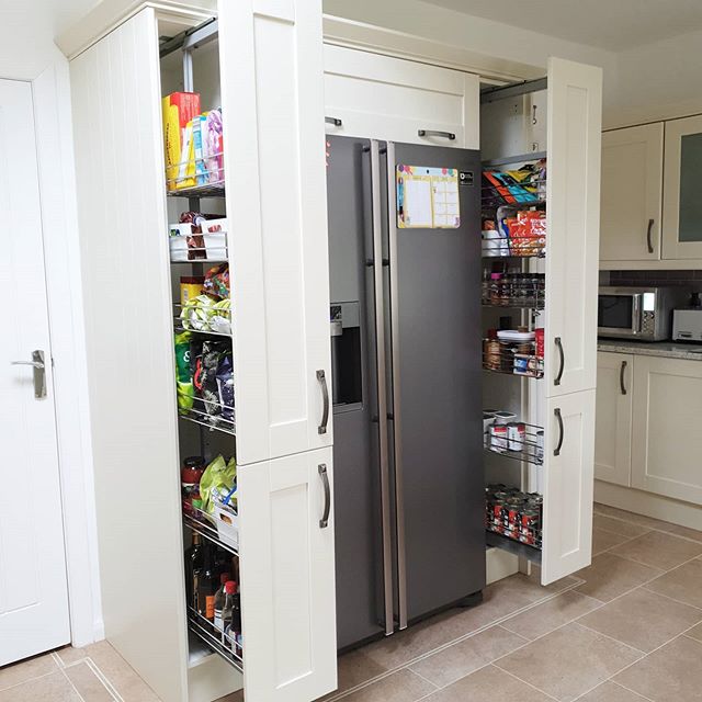 Dispensa da cucina estraibile KuKoo con chiusura ammortizzata – altezza 170-195 cm