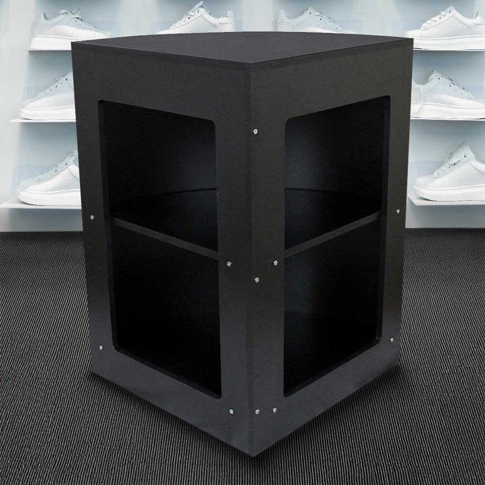 Bancone angolare per negozio al dettaglio CM60 - Nero