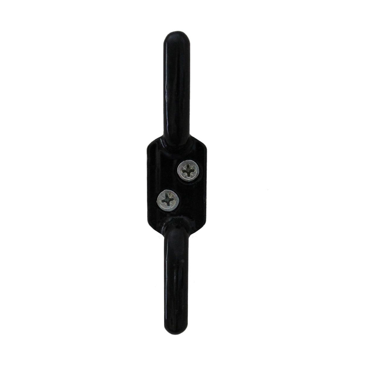 Stendibiancheria da soffitto nero, lungo 180 cm, con ganci robusti e finitura liscia, ideale per ottimizzare lo spazio di asciugatura