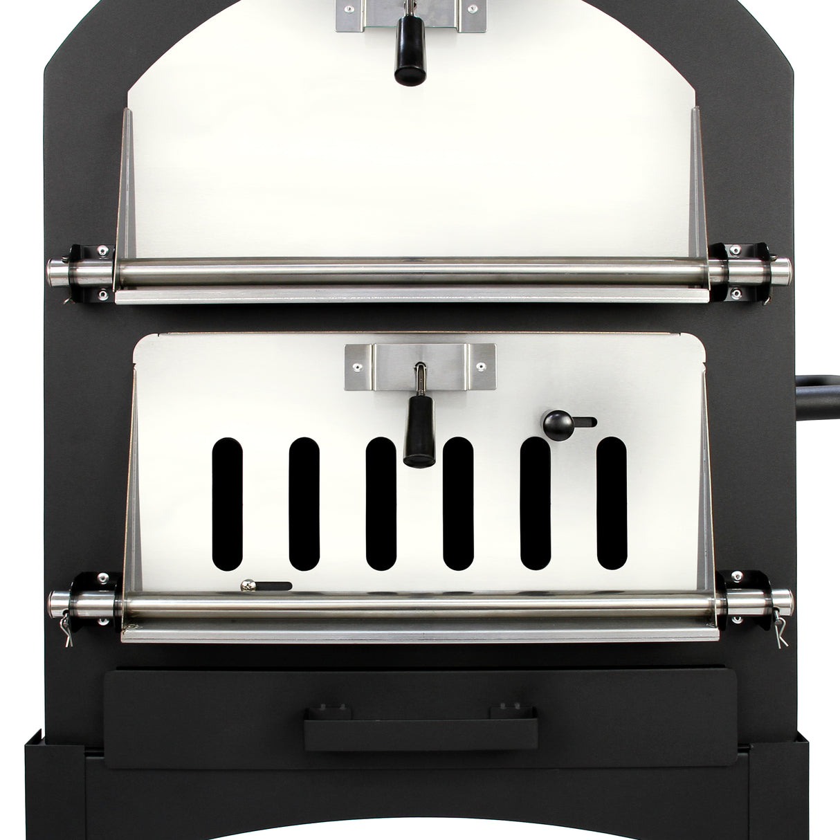 Forno Multifunzione KuKoo per Pizza, Carne e Pesce in Acciaio Con Pala per Pizza e Cutter