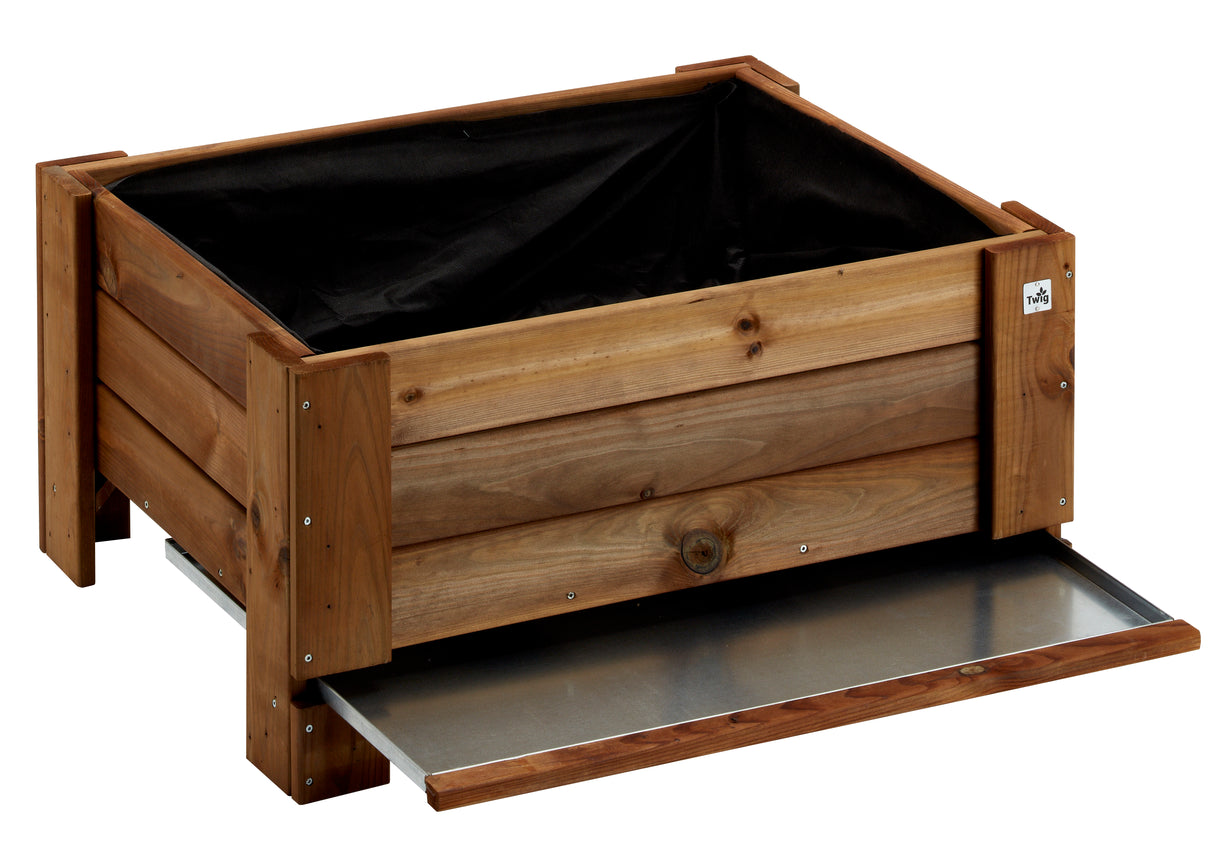 Vaschetta Metallica Per Giardiniera Grande 75,5x58,8x20 cm ZB