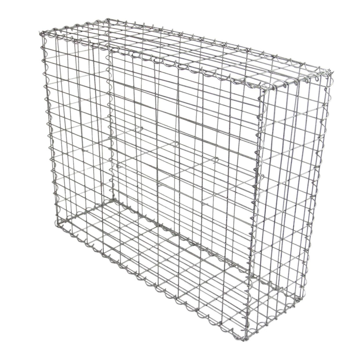 4 Gabbioni per Sassi e Legna da Giardino e da Esterno 100cm x 80cm x 30cm