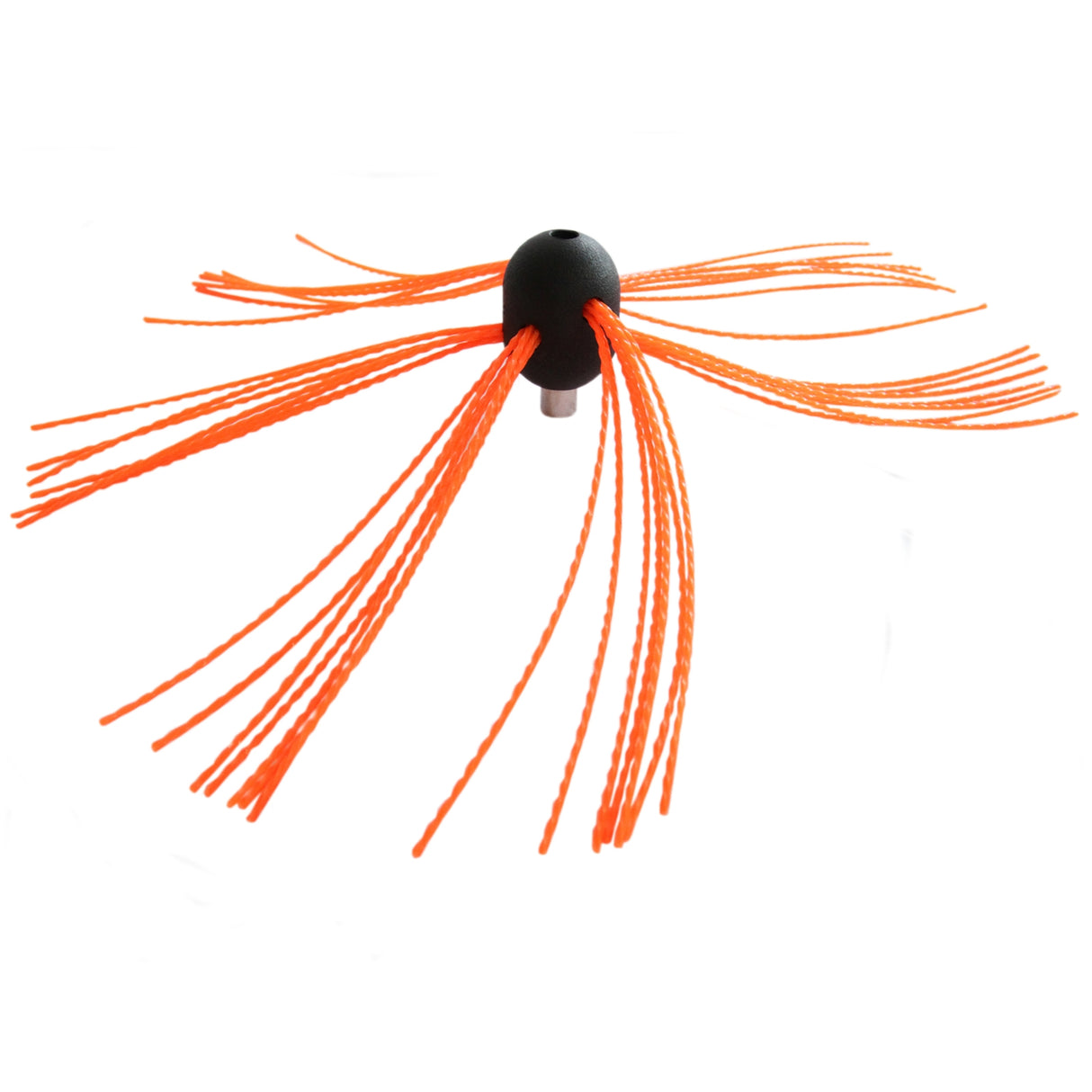 Scovolo spazzacamino MaxBlast 7m con testa nera e setole arancioni, ideale per pulire camini e canne fumarie con efficienza