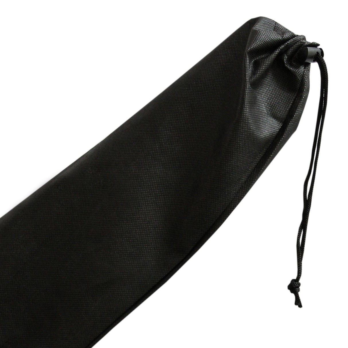 Scovolo spazzacamino MaxBlast 7m in una custodia nera, realizzata in tessuto resistente, con chiusura a cordoncino per un facile trasporto