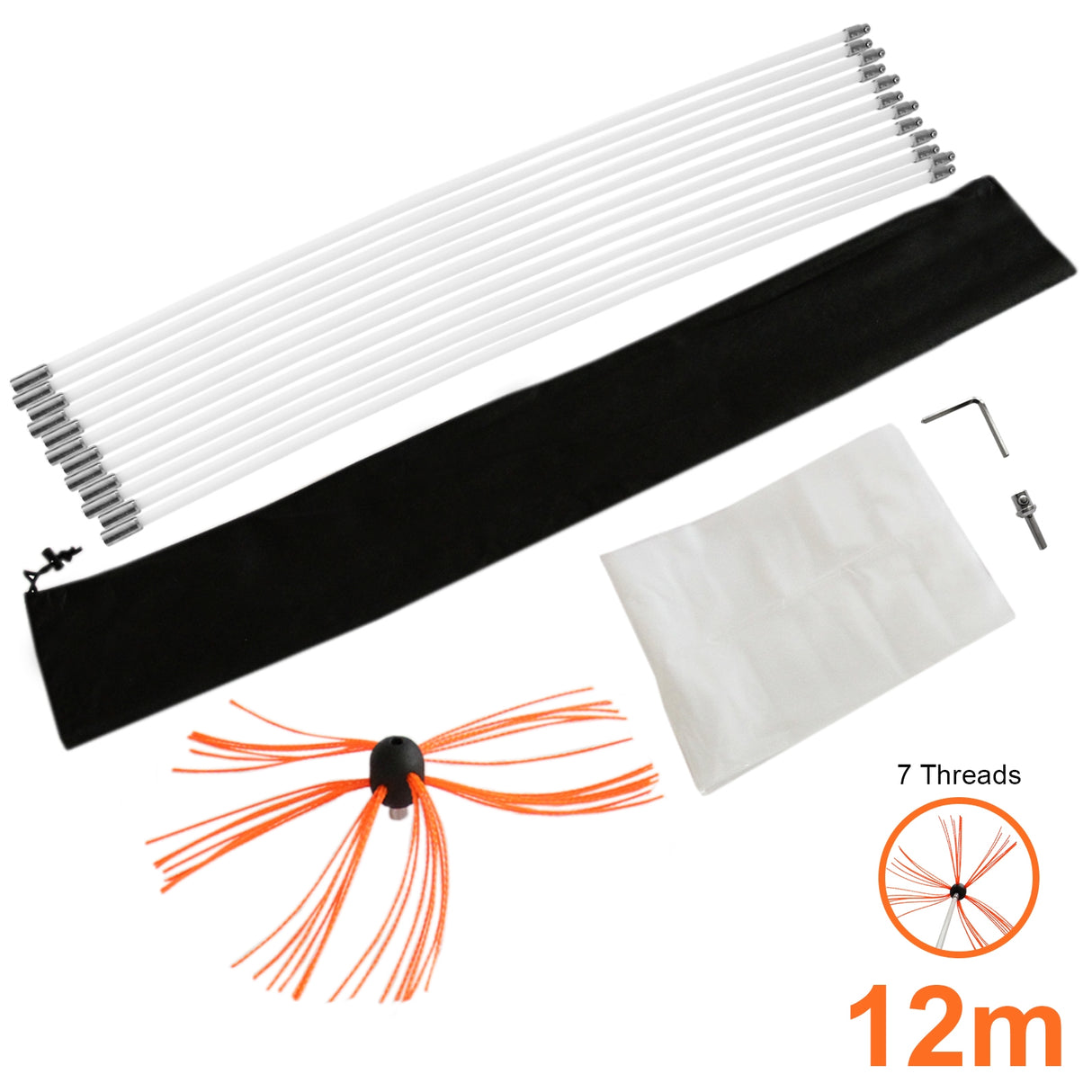 Scovolo Spazzacamino MaxBlast 12m