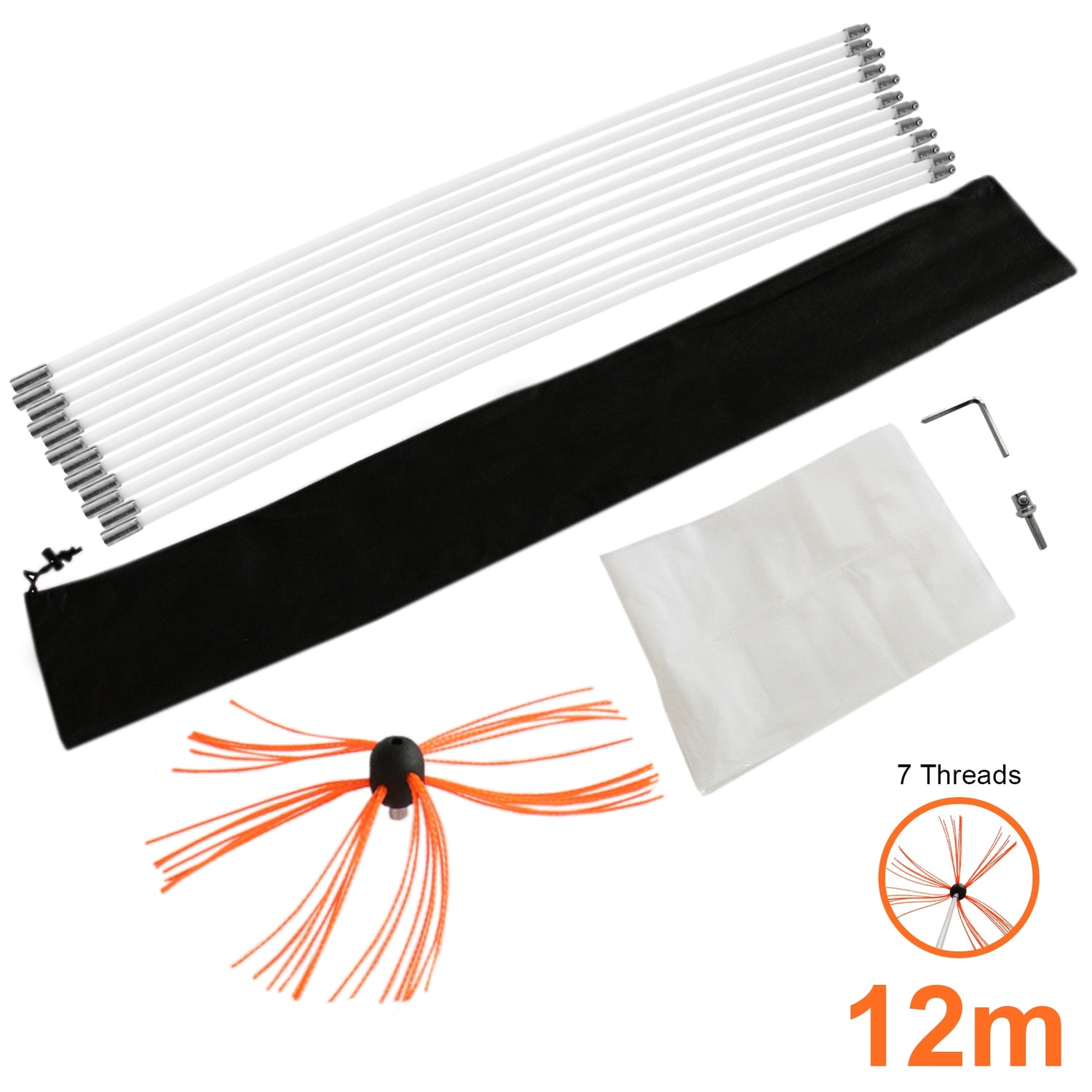 Scovolo Spazzacamino MaxBlast 12m