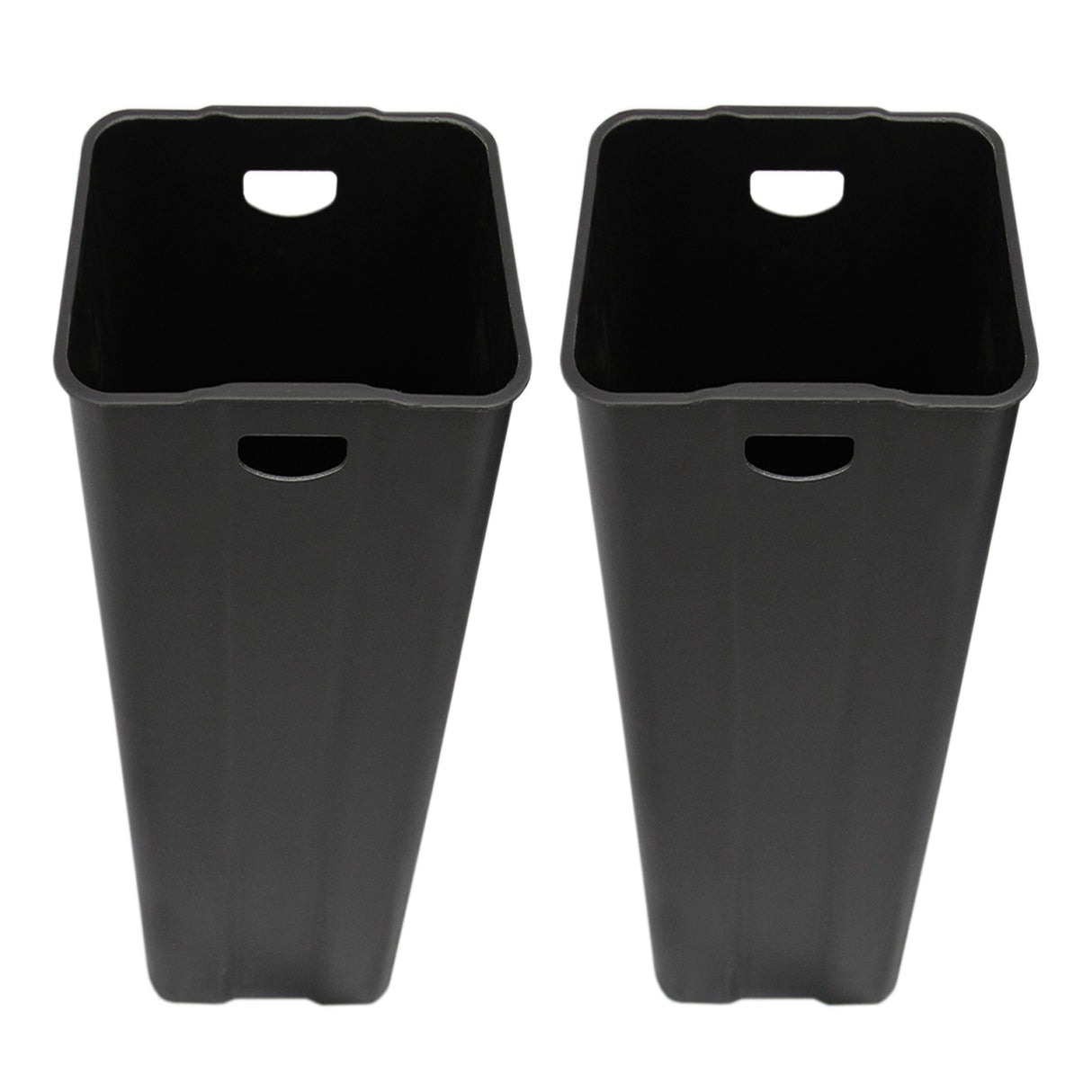 Pattumiera a due compartimenti da 60 litri in plastica bianca, design moderno e linee pulite, ideale per la raccolta differenziata