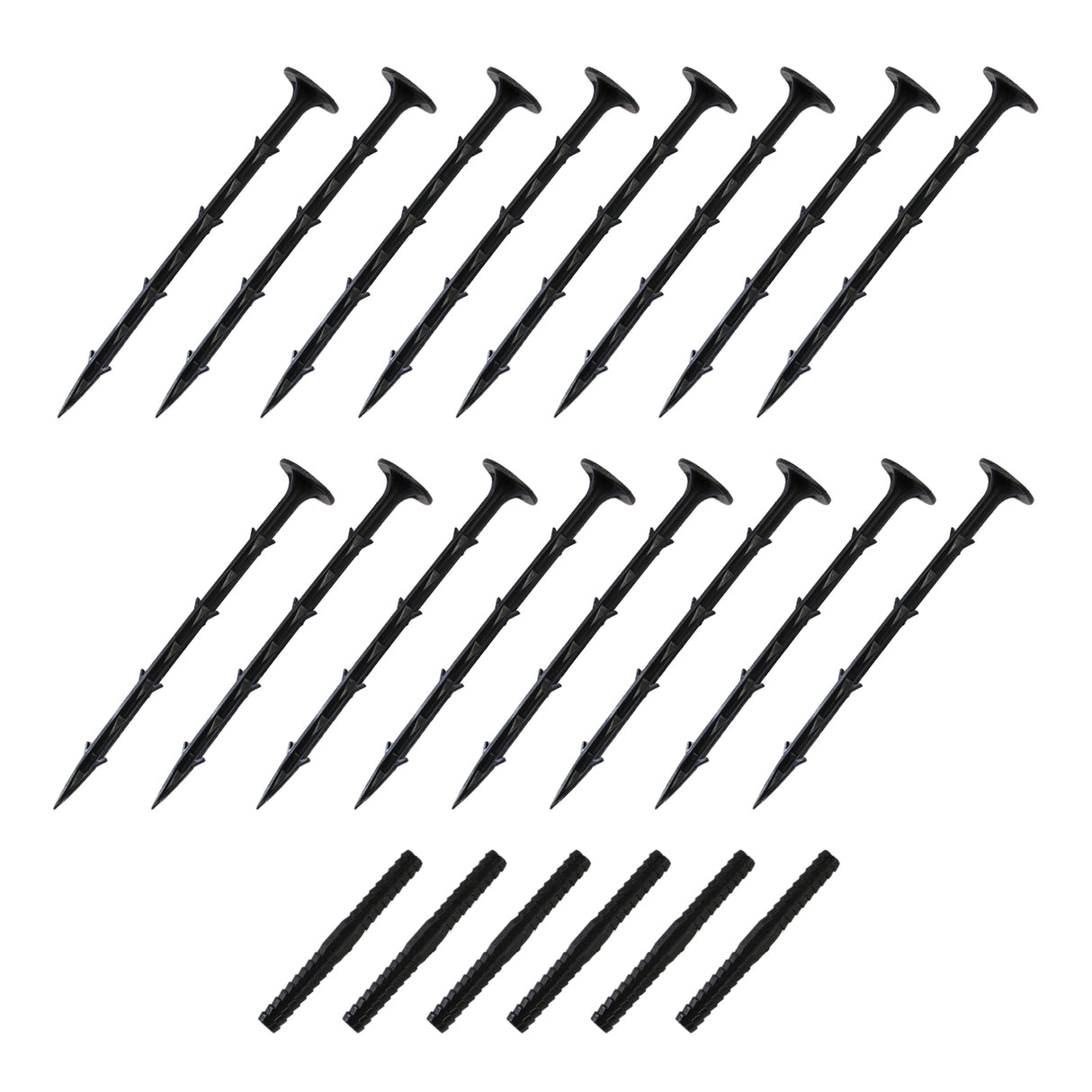 Bordatura da Giardino Flessibile 1.2m - Marrone - Quantità - 22