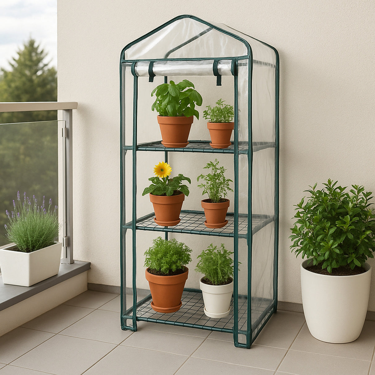 Mini Serra con Copertura in PVC