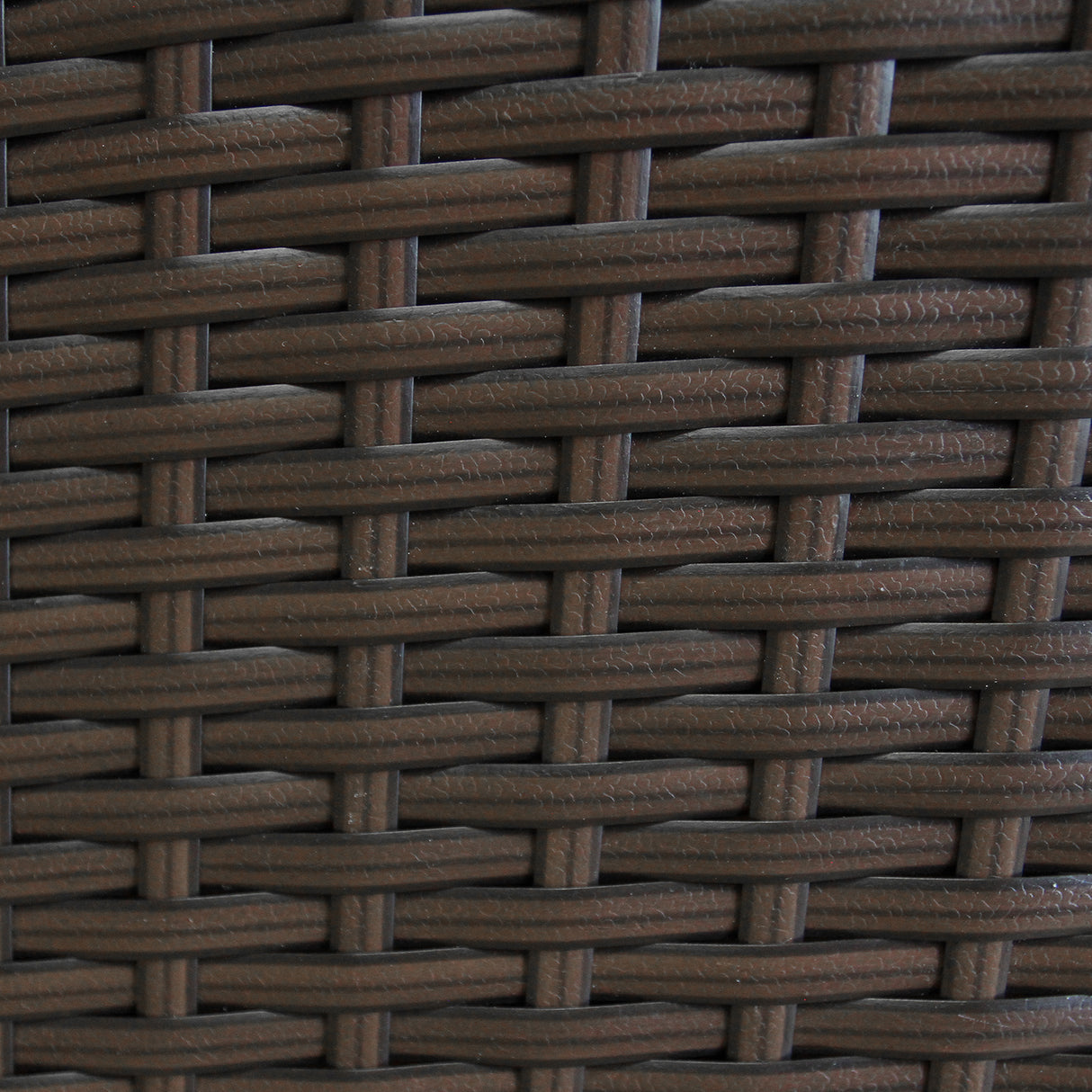 Set da bistrò Jardí in rattan Marrone