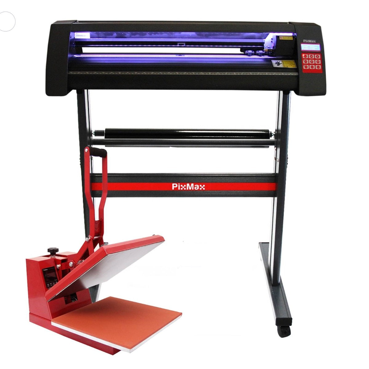 Plotter per Taglio Vinile - LED - 720 & Pressa a Caldo - 38x38
