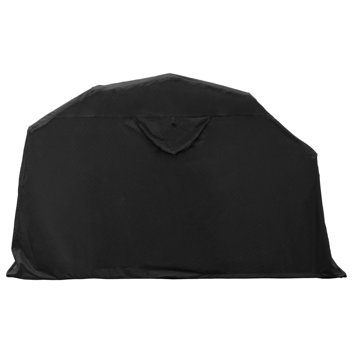 Tenda per motociclette larga di colore nero, realizzata in materiale resistente, con forma sagomata per una protezione ottimale