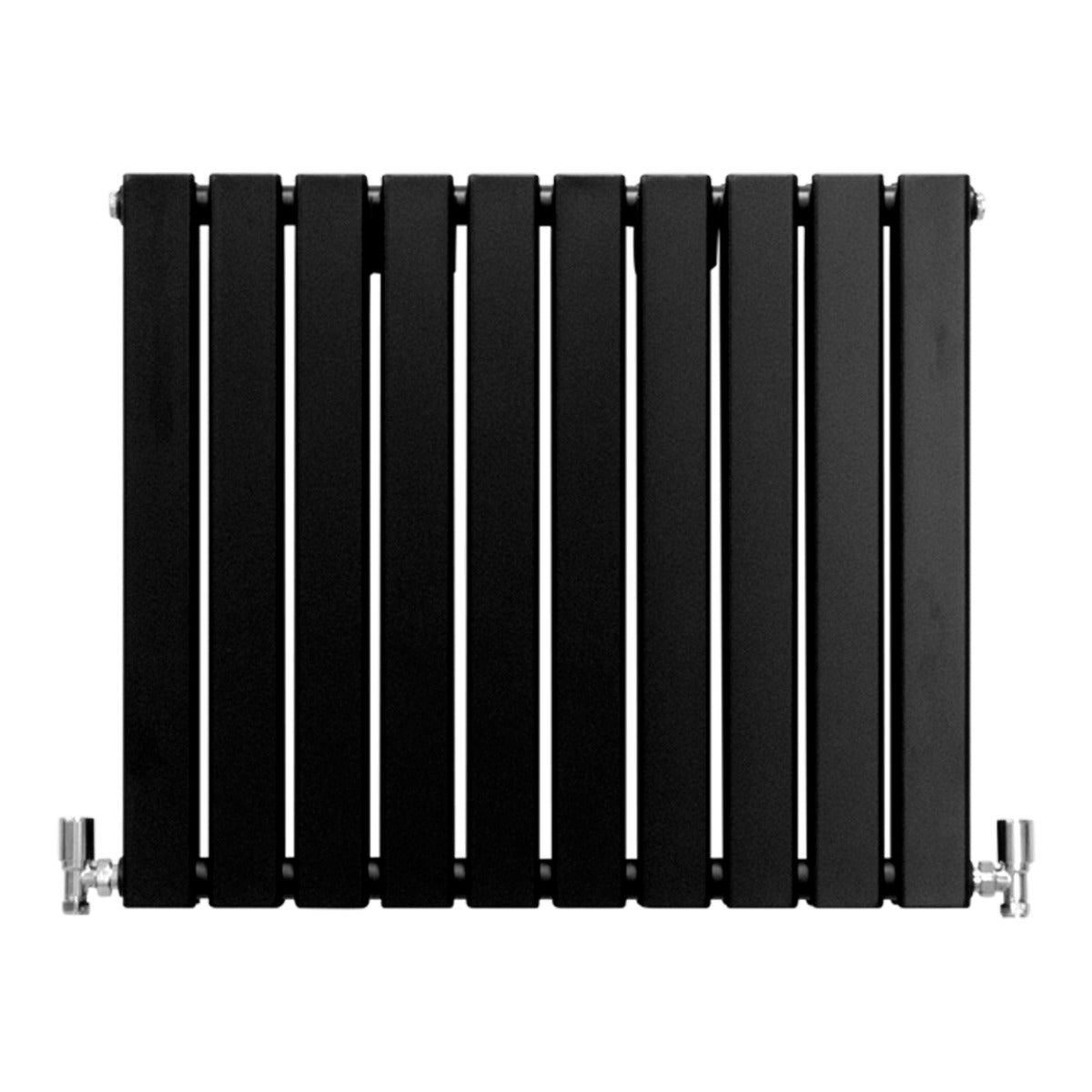 Radiatore a Elementi Piatti - Nero Opaco - 60cm x 70cm