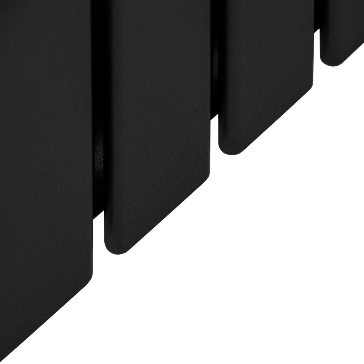 Radiatore a Elementi Piatti - Nero Opaco - 60cm x 70cm