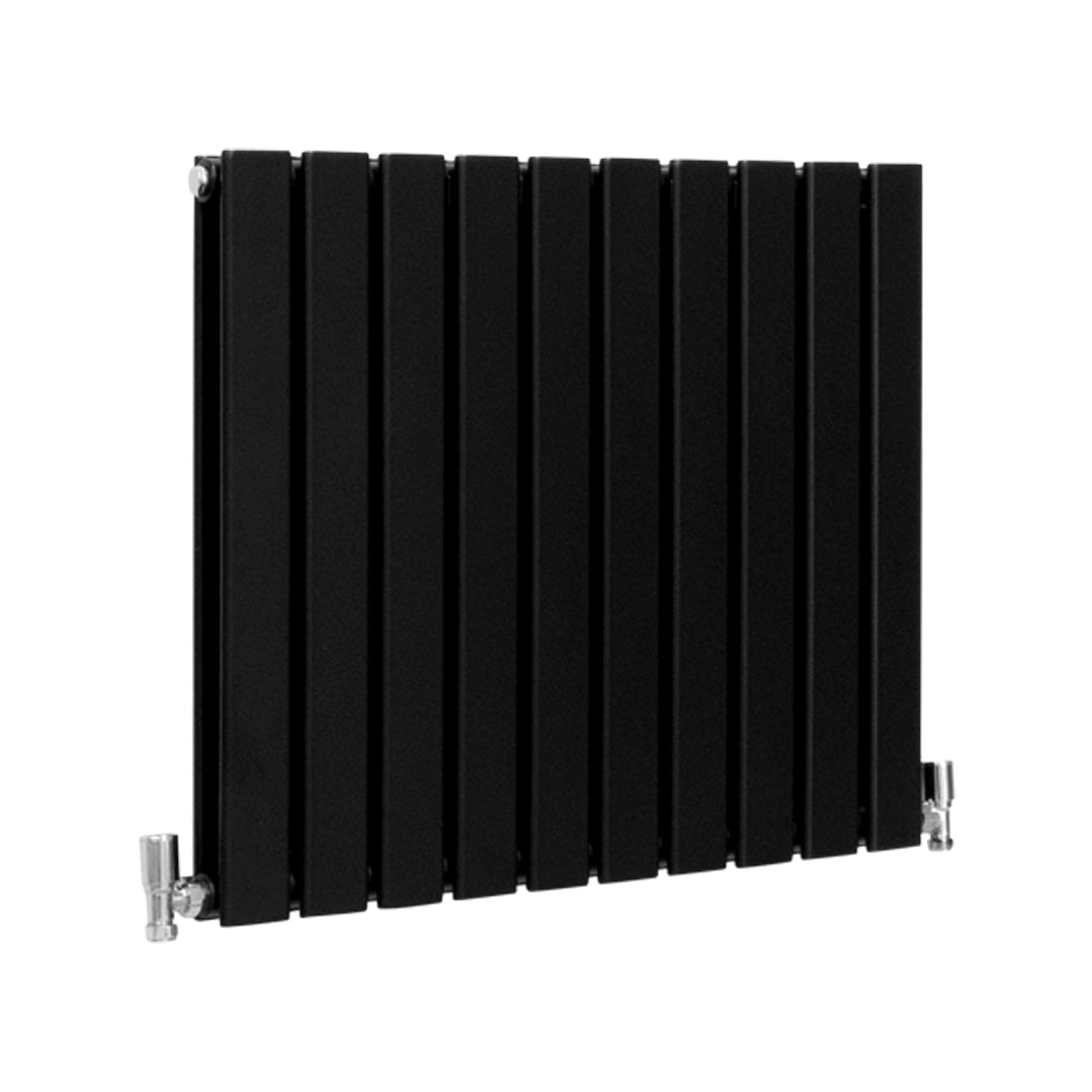 Radiatore a Elementi Piatti - Nero Opaco - 60cm x 70cm