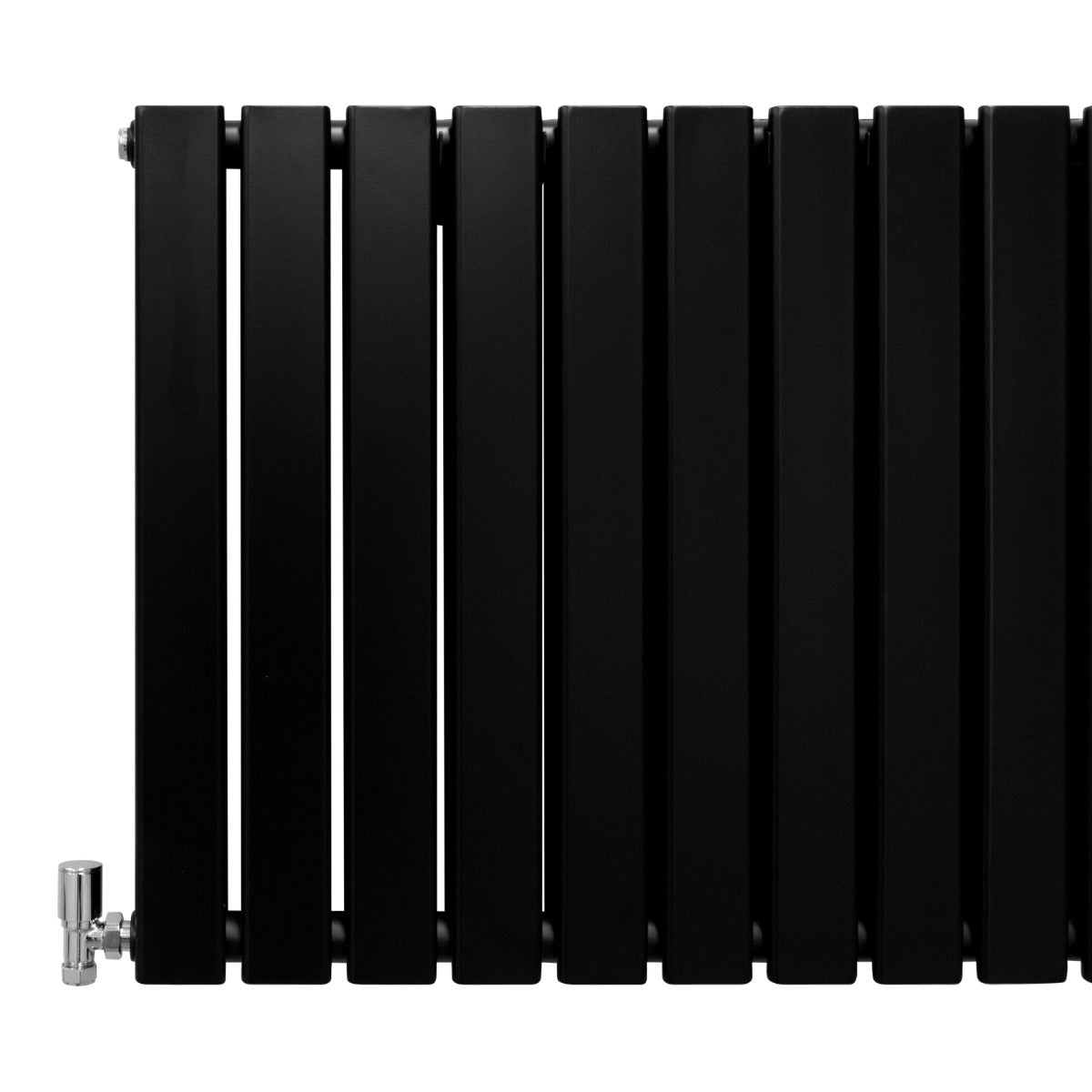 Radiatore a Elementi Piatti - Nero Opaco - 60cm x 70cm