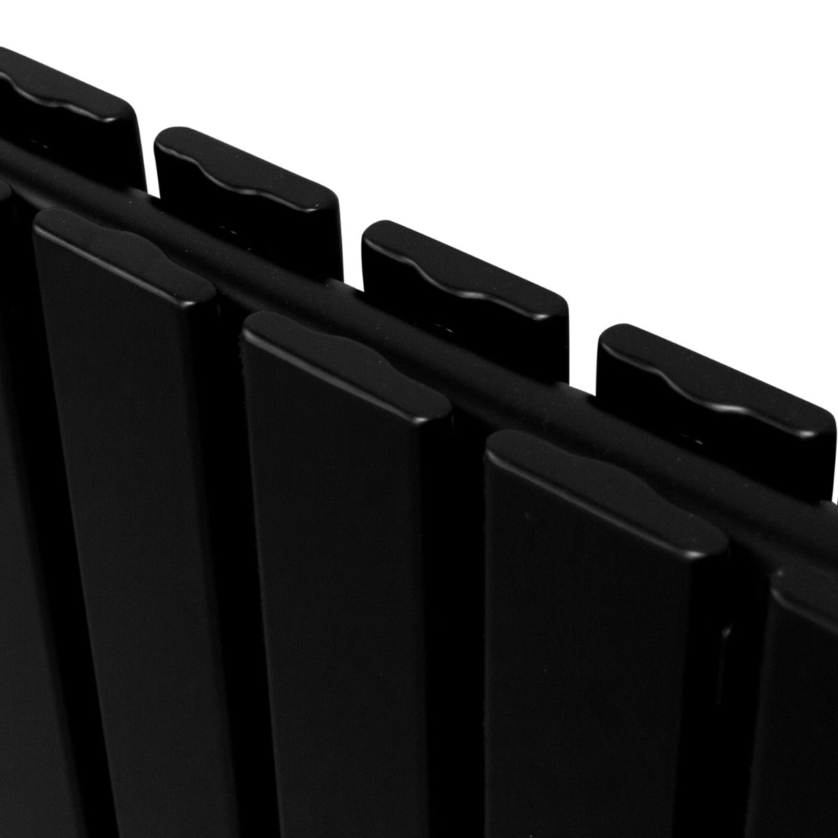 Radiatore a Elementi Piatti - Nero Opaco - 160cm x 42cm