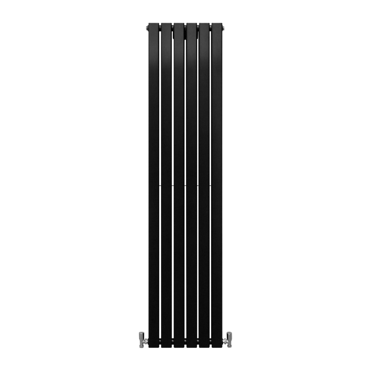 Radiatore a Elementi Piatti - Nero Opaco - 180cm x 42cm