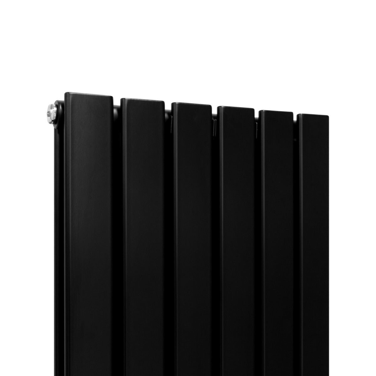 Radiatore a Elementi Piatti - Nero Opaco - 180cm x 42cm