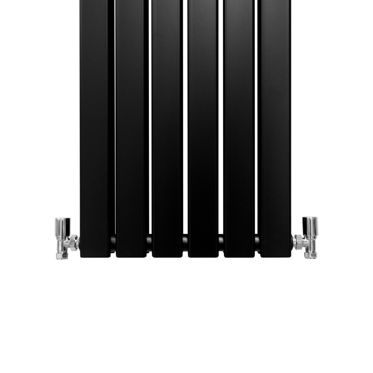 Radiatore a Elementi Piatti - Nero Opaco - 180cm x 42cm